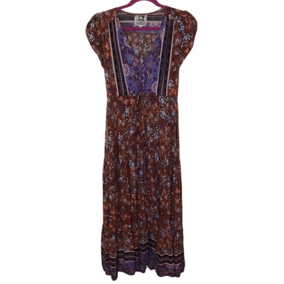 Jaase Dresses & Skirts - Jaase boho floral maxi dress‎ size XS